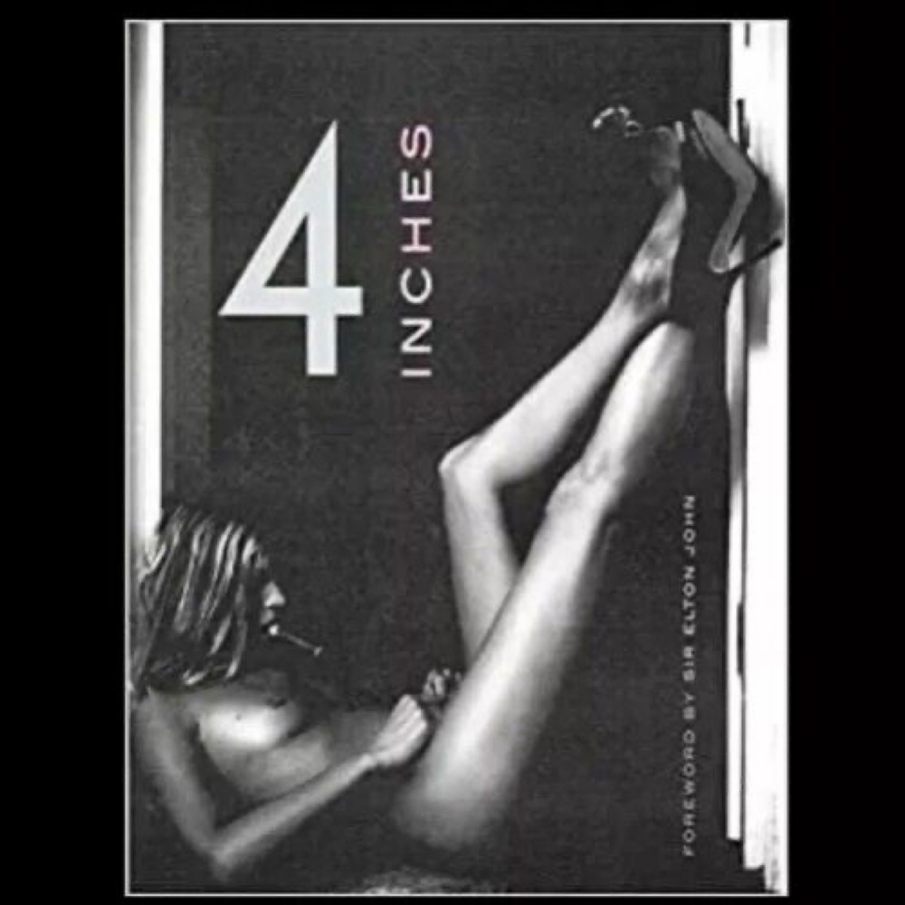 4 Inches by Elton John Hardback Book Cartier Jimmy Choo Free Shipping